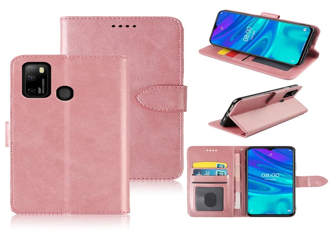 Flip Wallet Leather Case for Ulefone Series kan användas för ULefone Note 9p Back Cover Phone Case6249036