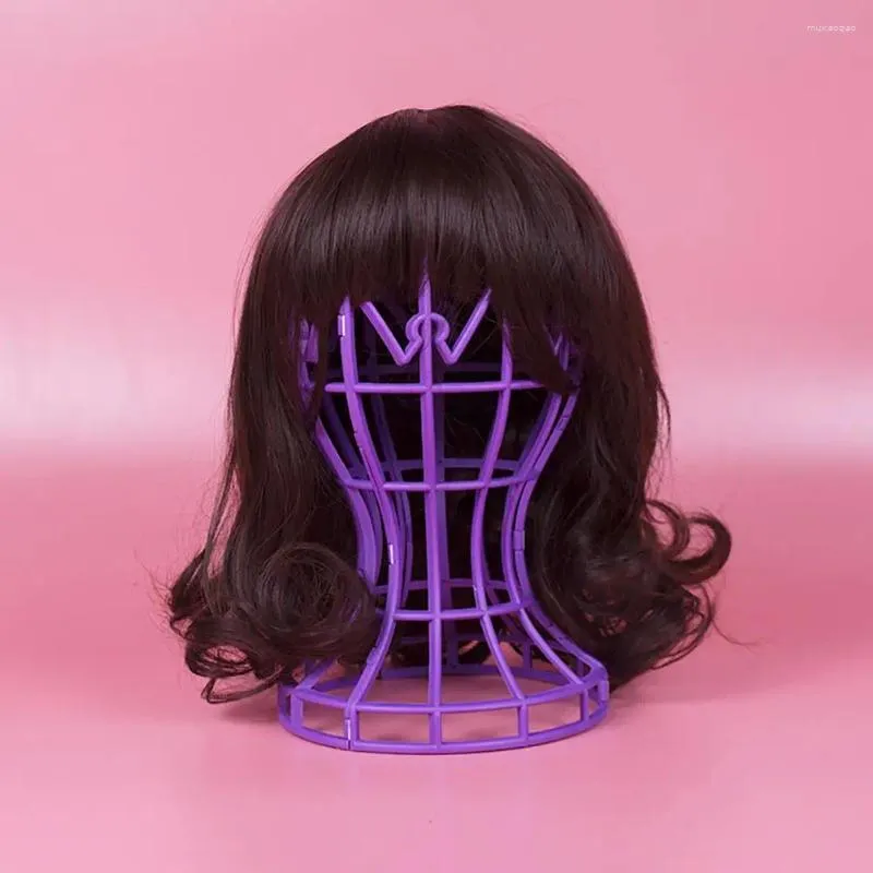 Hooks Useful Hat Holder High Tenacity Styling Straight Wig Middle Long Hair Hollow Plastic Organizer For Salon