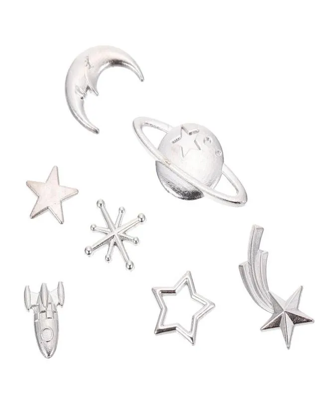 Charmes 70pcs bijoux pendentifs Star Moon Planet remplissage Accessoires pour la résine époxy Crafts9512550