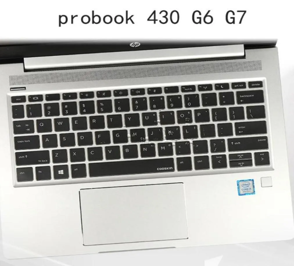 Klawiatura pokrywa laptopa pokrywka skóry Probook 430 g6 g7 133 cala 2021 Clear miękka warstwa antydust wodoodporna przezroczystość TPU3499466