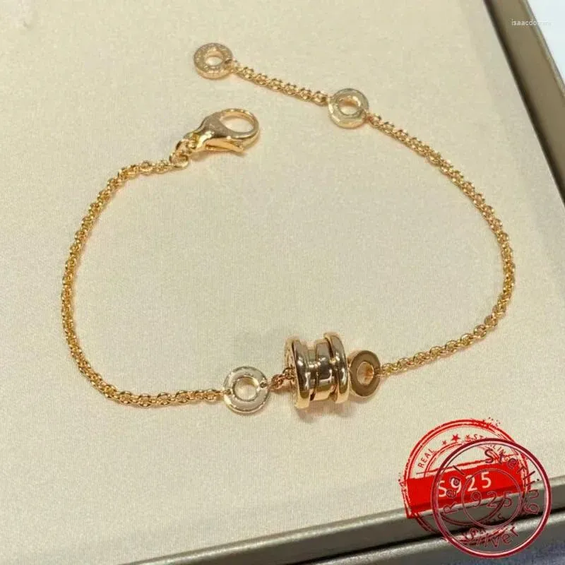 Loose Gemstones Brilliant 2024 Release de produit Beautiful 925 Bracelet de bijoux en argent Interprétation du style de luxe éternel et immortel