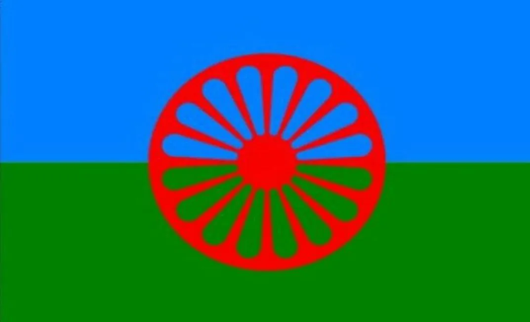 Zigeunerflagge Romani Völker Flagge 3ft x 5ft Polyester Banner Fliegen 150 90 cm Custom Flag Outdoor2227723