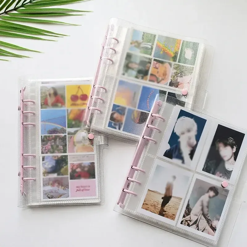100/200 Pockets Fotoalbum 3/5 inch Fotocard Binder Album Scrapbook voor foto's Verzamel Book Card Binder