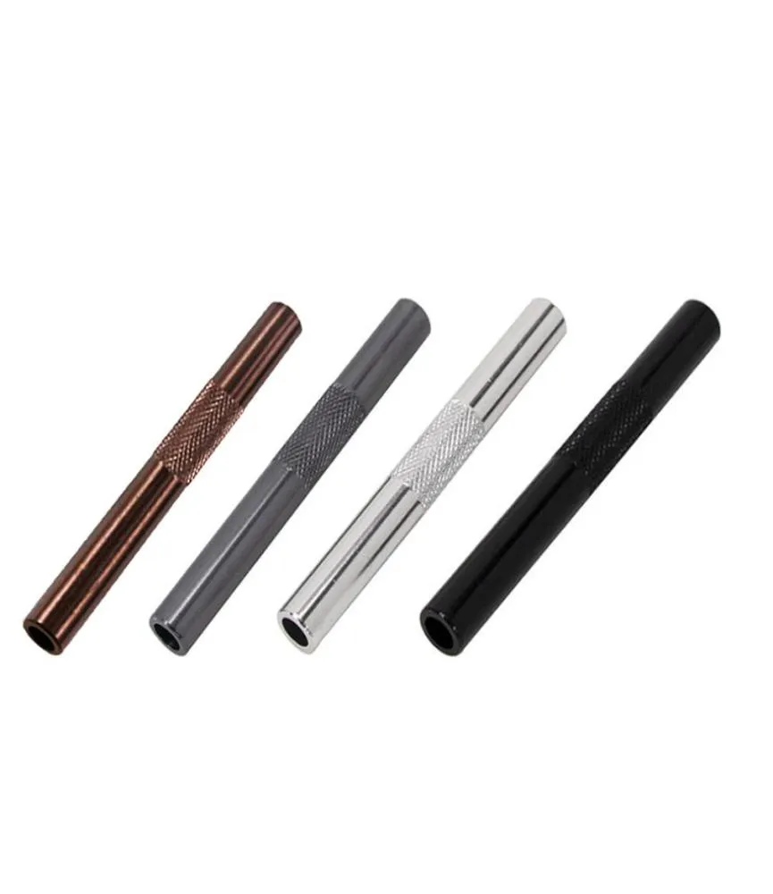 Toppuff Pen Style Metal Sniffer Snuff Snorter Dispenser 70mm Smoke Pipe Tube Smoking Accessories3018687