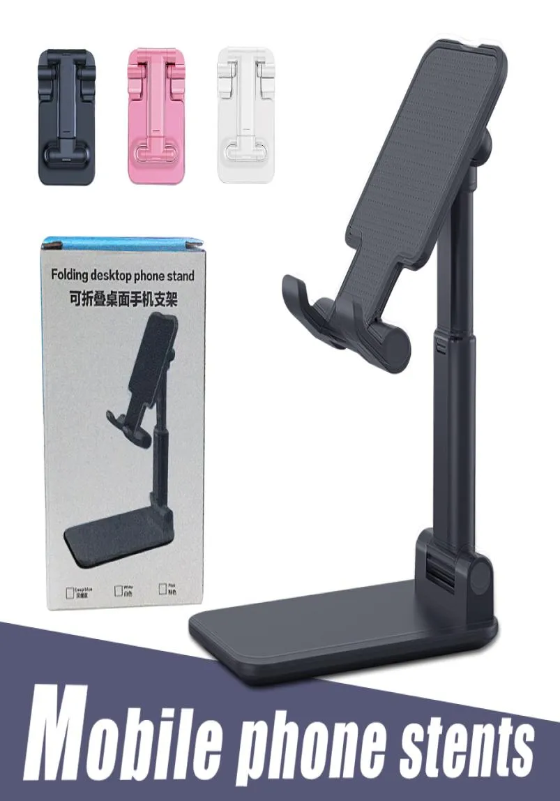 Foldable Phone Holder Mobile Adjustable Flexible Desk Stand Compatiable with Android Smartphone For iPhone 11 XR XS Pro Max with R2081571