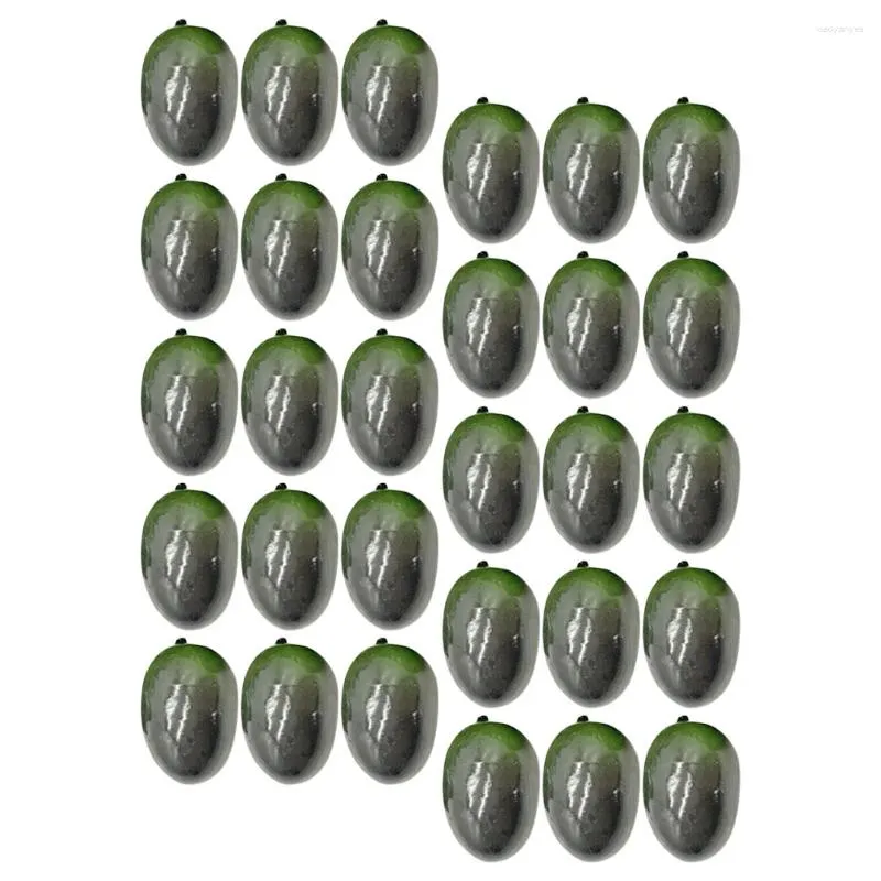 Décoration de fête 30 pcs imitation olive décore chic Faux fruits légumes artificiels