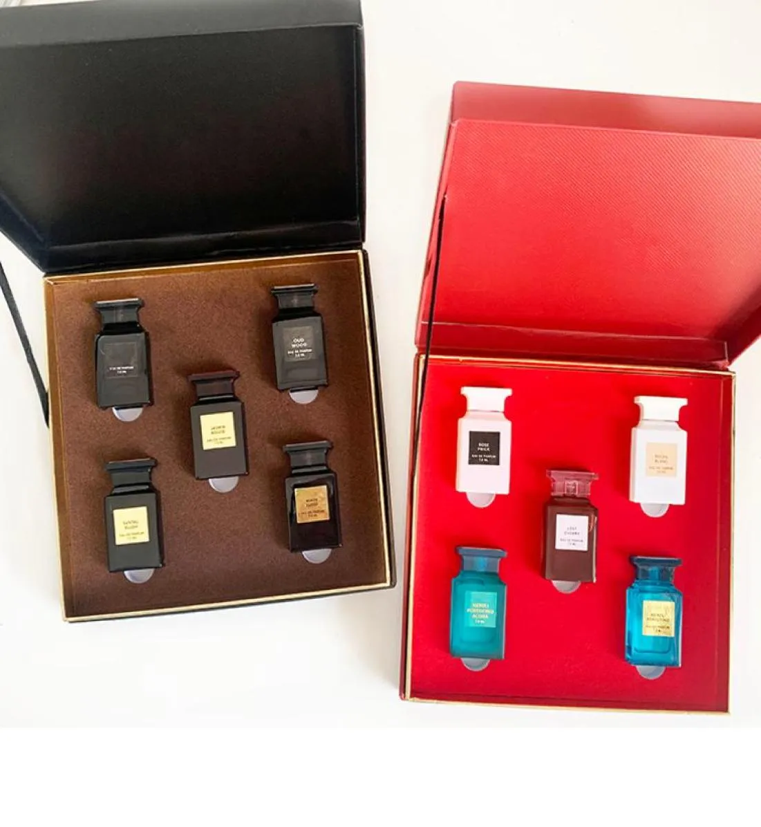 Neutral parfymuppsättning 75 ml 5 Pirces Suit Spray Q -version för presentförpackning EDP långvarig doft Counter Edition och Fast Deli3746706