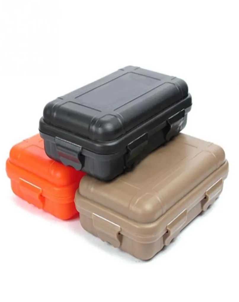 Outdoor Airtight Survival Storage Case Shockproof Waterproof Camping Travel Container Carry Storage Box Size SL2555476