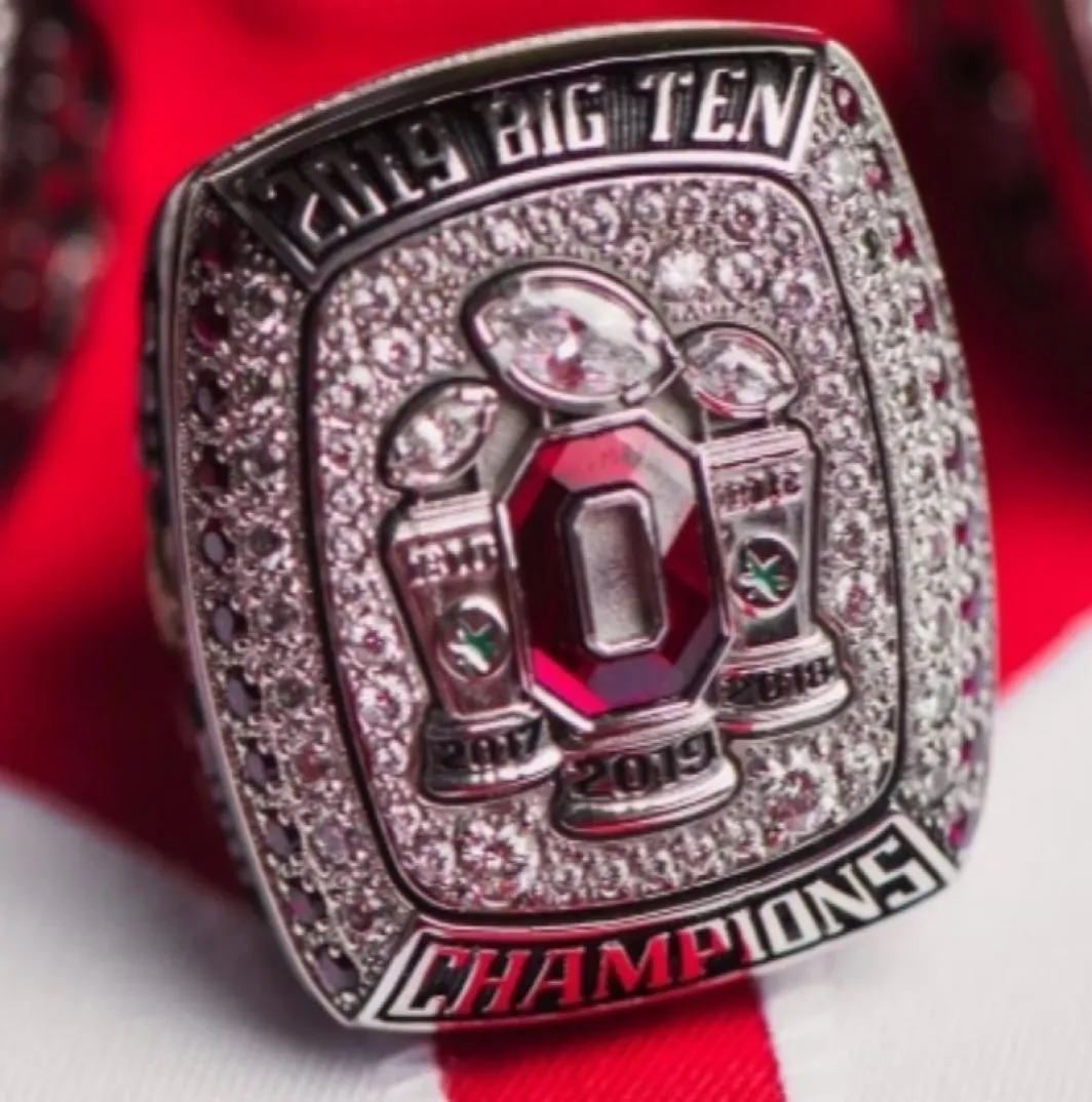 Najnowsza seria mistrzostw biżuterii Ohio State 2019 2020 Buckeyes Championship Ring Pierścień Wysokiej jakości Wholl Drop 7824156