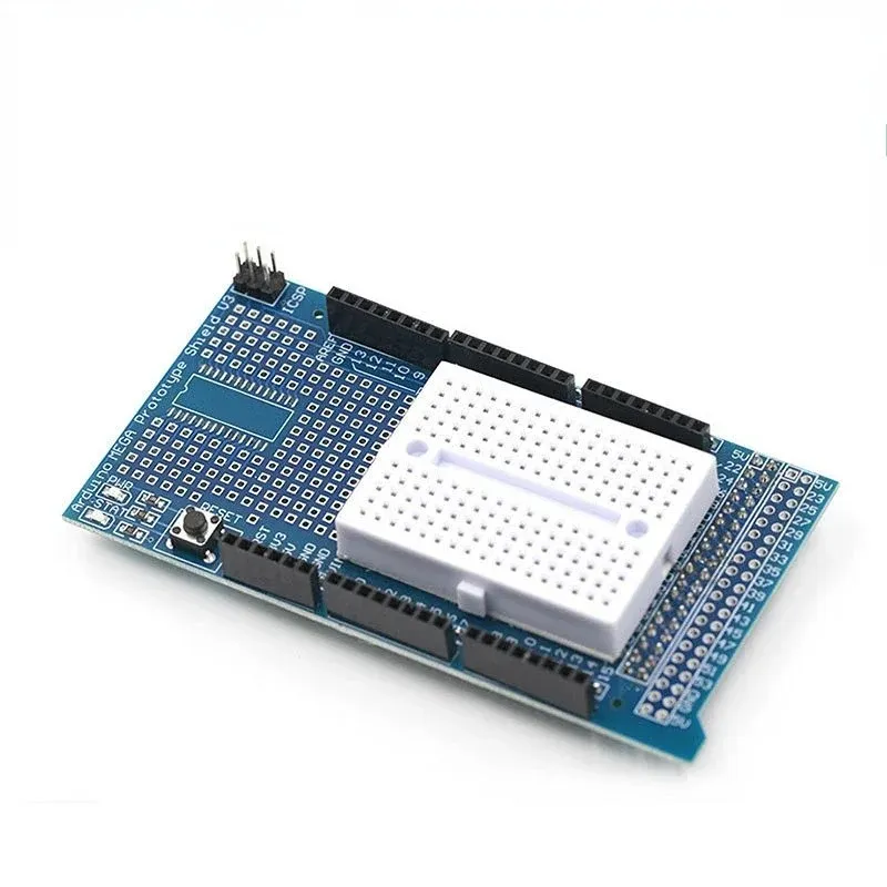 MEGA 2560 R3 Prototipo Proto Shield v3.0 Expansion Development Board + Mini Breadboard PCB 170 Punti Tie per Arduino Fai da te