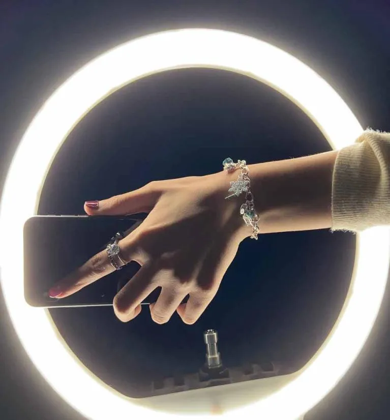 AMC märke armband ring julklappset flickvän gåva 925s Sterling Silver Classic Ring Lady Jewelry Korean Drama Top Floor S4414359
