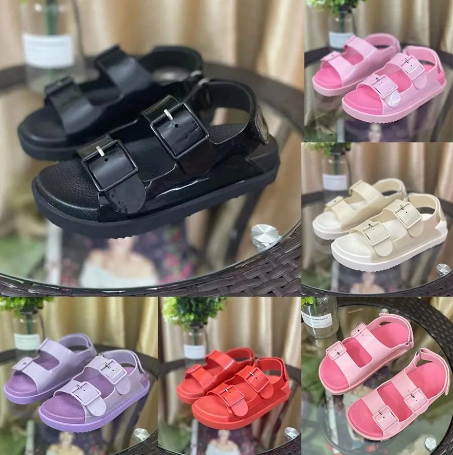 Designer Women Sandals Mimi Double G Flip Flops Luxury Jelly Sandal Candy Color Flat Slippers Fashion Beach Slides3887527