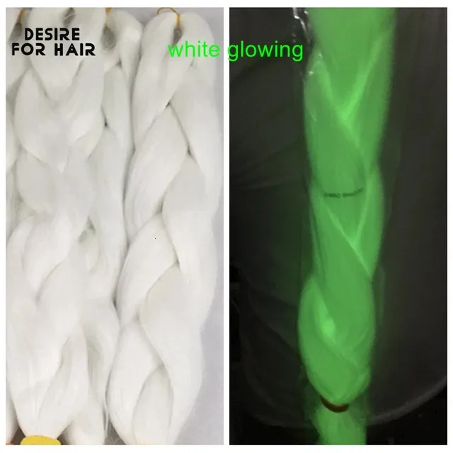 Christmas Hair Mix Tinsel Glitter Green Jumbo Ombre Knotless Braids