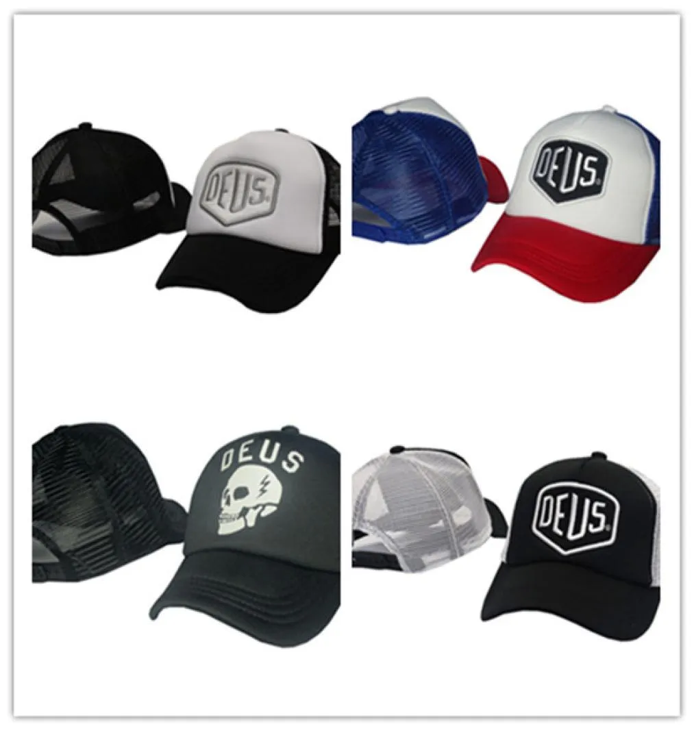 Modna czaszka siatka siatka unisex haft 6 panel hatback kapelusze czapki golf sportowy baseball czapki gorras bones mężczyźni na świeżym powietrzu dla dorosłych HHH8705535