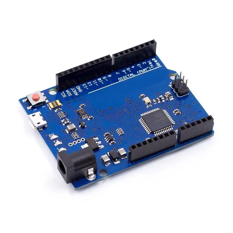 Leonardo R3 Microcontroller Original ATMEGA32U4 Utvecklingskort med USB -kabel kompatibel för Arduino DIY Starter Kit