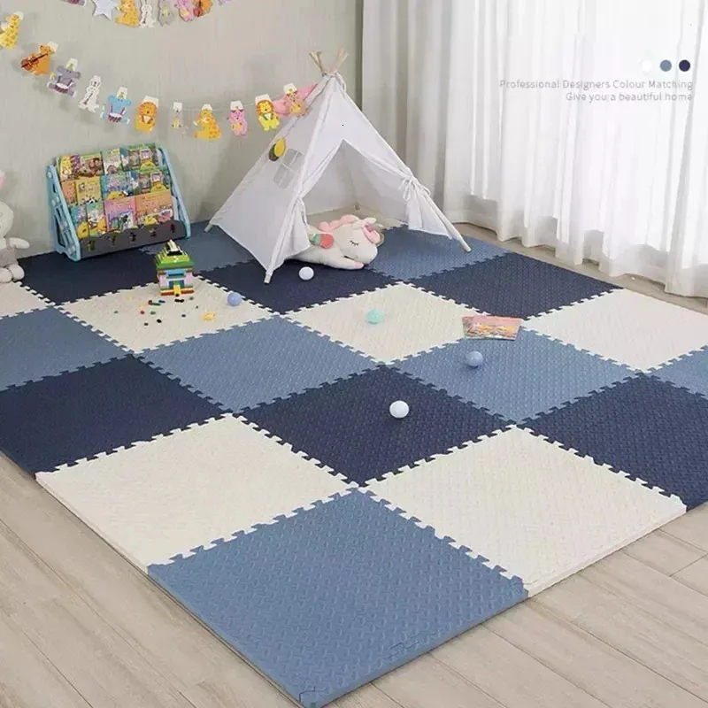 8-16pcs Baby Puzzle Floor Kids Carpet Bebe Mattress EVA Foam Educational Toys Play Mat for Children 30x1cm 240420