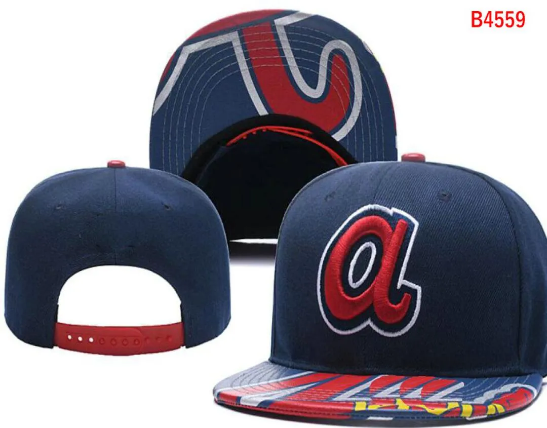 2019 Braves Cap Hat Erkekler Snapbacks Serin Kadınlar Spor Ayarlanabilir Kapaklar Tüm Takım Snapback'leri Damla Gemisini Kabul Et 022497623