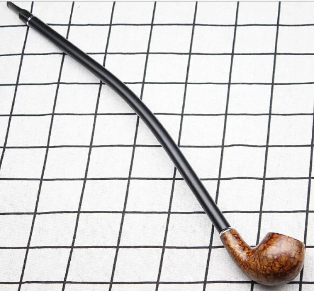 Длинная курящая труба Деревянная сигаретная держатель Creative Filter Табачный труб