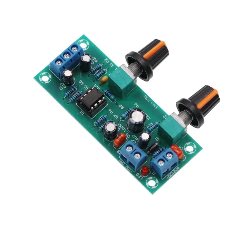 Yüksek hassasiyetli tek beslemeli düşük geçişli filtre kartı subwoofer preamp kartı 2.1 kanal DC 10-24V 22Hz-300Hz