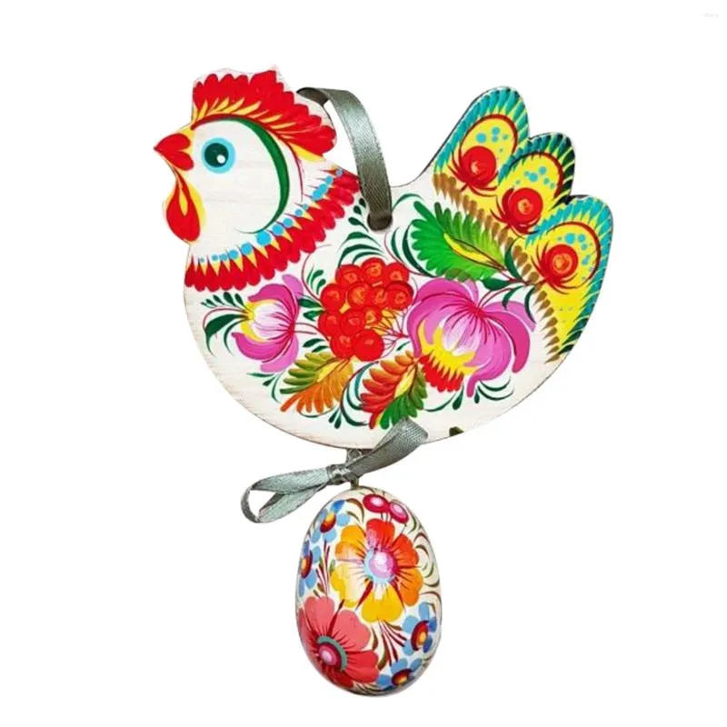 Figurine decorative -Egg decorazione artigianato acrilico carino albero di Pasqua decorazioni felici 2024