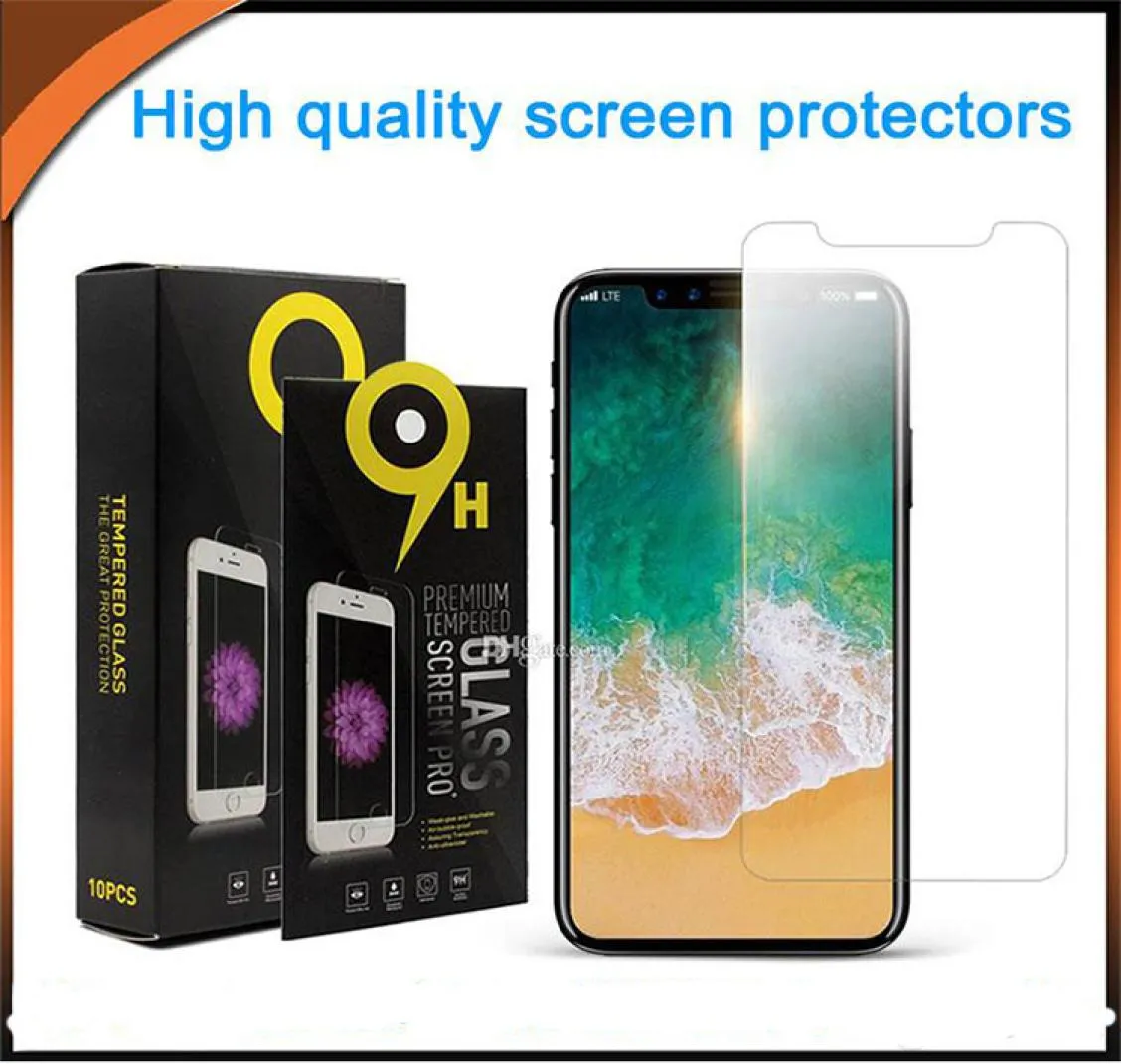 Protettore dello schermo 9H di alta qualità per iPhone 13 Pro Max 12 11 XS XR Glass temrato ad arco grande Samsung A13 LG Aristo 6 Moto G Stylus 2784982