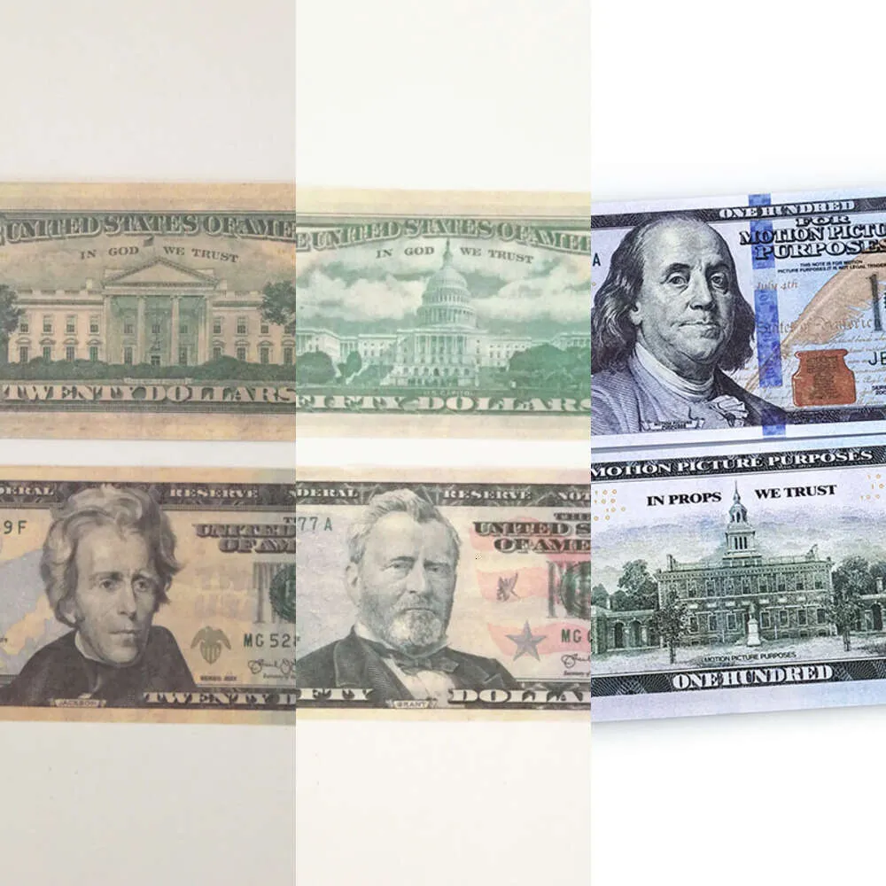 Новая фальшивая деньги банкнот вечеринка 10 50 50 100 200 доллар США евро реалистичные игрушечные бор