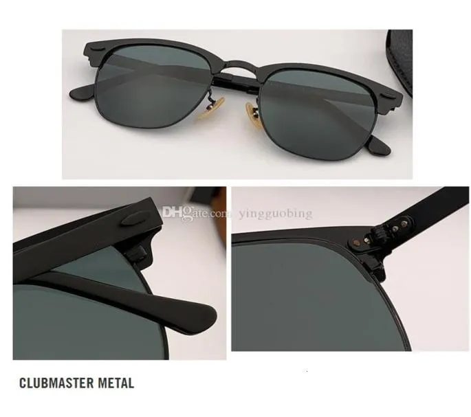 2021 topkwaliteit merkclub nieuwe meester zonnebril mannen ontwerper spiegelglazen vrouwen oculos de sol eyewear accessoires 51 mm UV400 G8717720