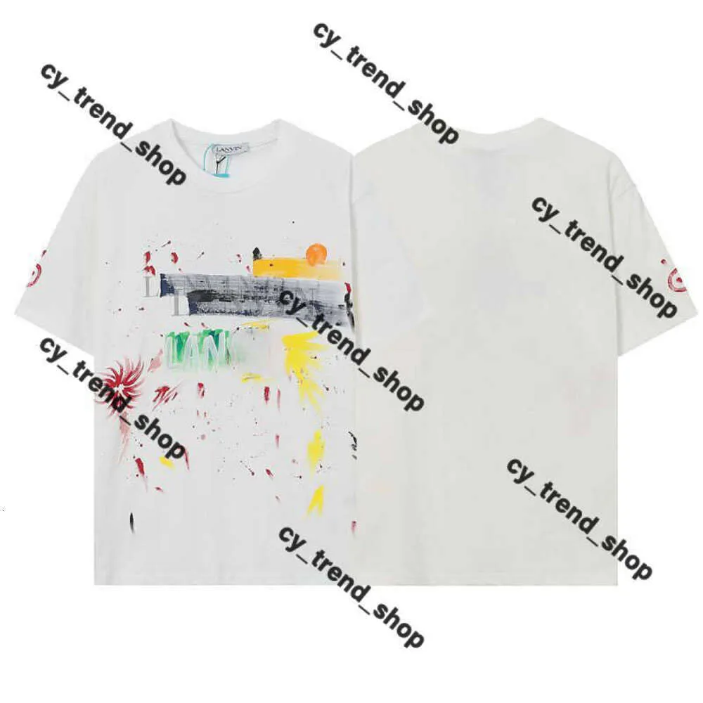 Lanvis Shird Lavinss Tshirt Men Lanven Shirt Hiphopグラフィック印刷特大のゴシックスマートカジュアルハラジュクストリートウェア