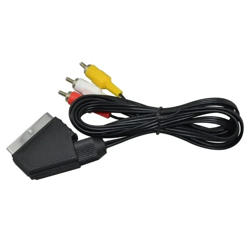 1,8M AV SCART Audio Video TV TV LOKA NES dla NES RGB Scart Cable zupełnie nowy kabel wideo RCA do NES dla FC