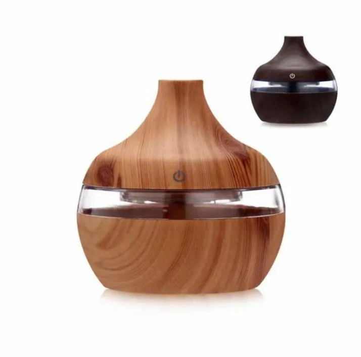 Fabrikluft -Luftbefeuchter USB -Aroma Diffusor Mini Holzkorn Ultraschall Atomizer Aromatherapie ätherischer Öl Diffusor für Zuhause O8274177