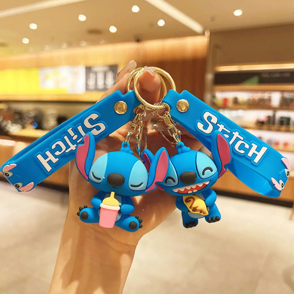 Big Ear Monster Keyring Cute Pendant Bag Doll Car Couple Cartoon Keychain Doll Keychain