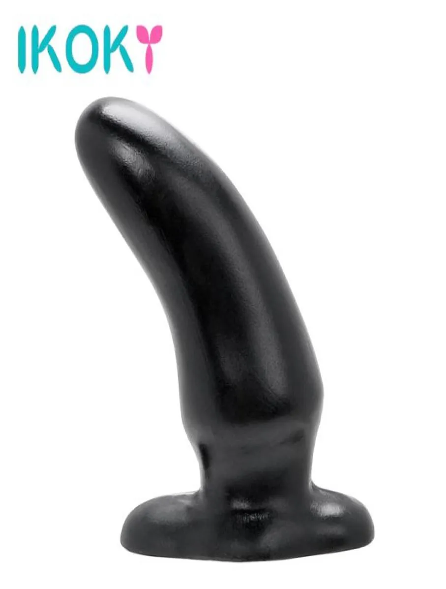 Ikoky Big Anal Plug ANAL FACE PENIS FACE PENSA PROSSATO MASSAGER I giocattoli erotici GSPOT stimolano giocattoli sessuali per uomini donne masturbazione Y189285948539