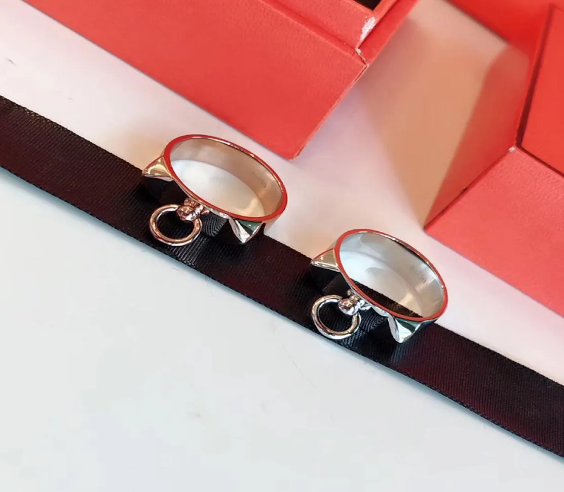 Бренд Pure 925 Серебряные ювелирные изделия для женщин для женщин с заблокированием дизайн серебряных колец свадебные ювелирные украшения роскошные кольца J1908868717