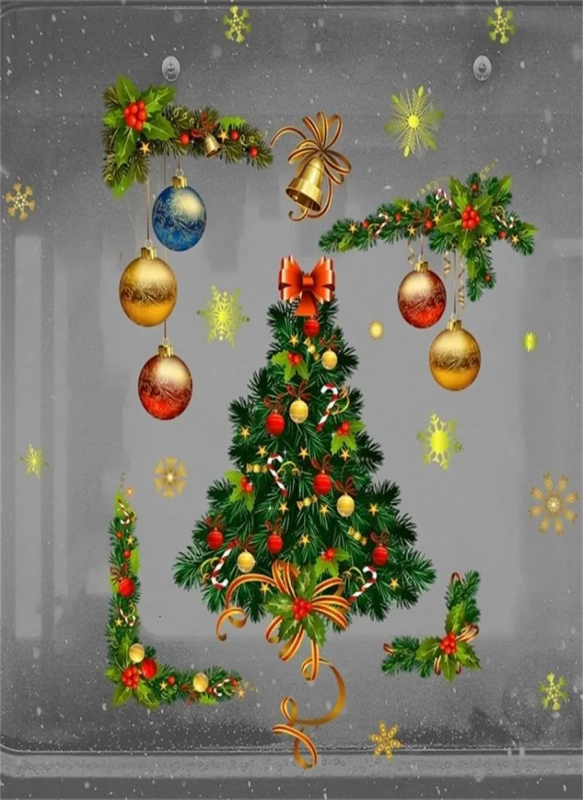 Nuovi adesivi da parete Adesivi per alberi di Natale Grande Decorazione per la casa per la casa per la casa decorazione della finestra 3 Y20102069885555555555555555