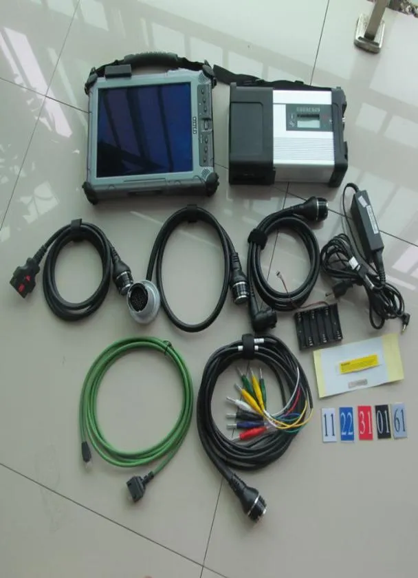 Outil de scanner Super MB Star C5 avec logiciel SSD Xplore IX104 I7 Tablet ordinateur portable et camion Diagnostic nouvelle version de C49307040