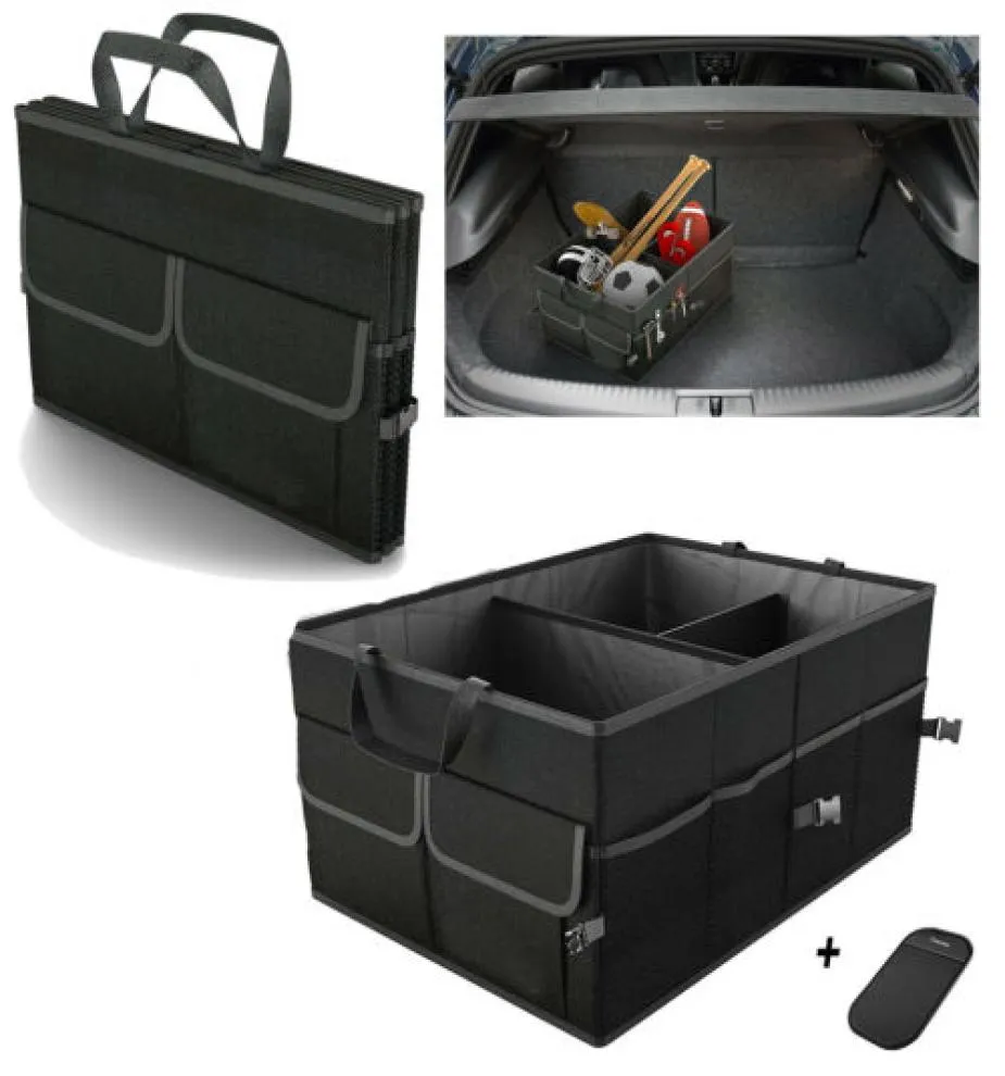 Trunk Cargo Organizer Folding Caddy Storage Collapse Boxes Bin för bilbil SUV4742500