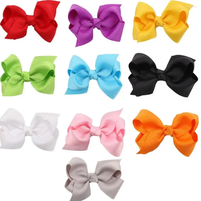 Accessoires de cheveux 5pcs Childwear Barrettes Tenage Clip Clip à nœud papillon Fleur Bow Bows Ribbon