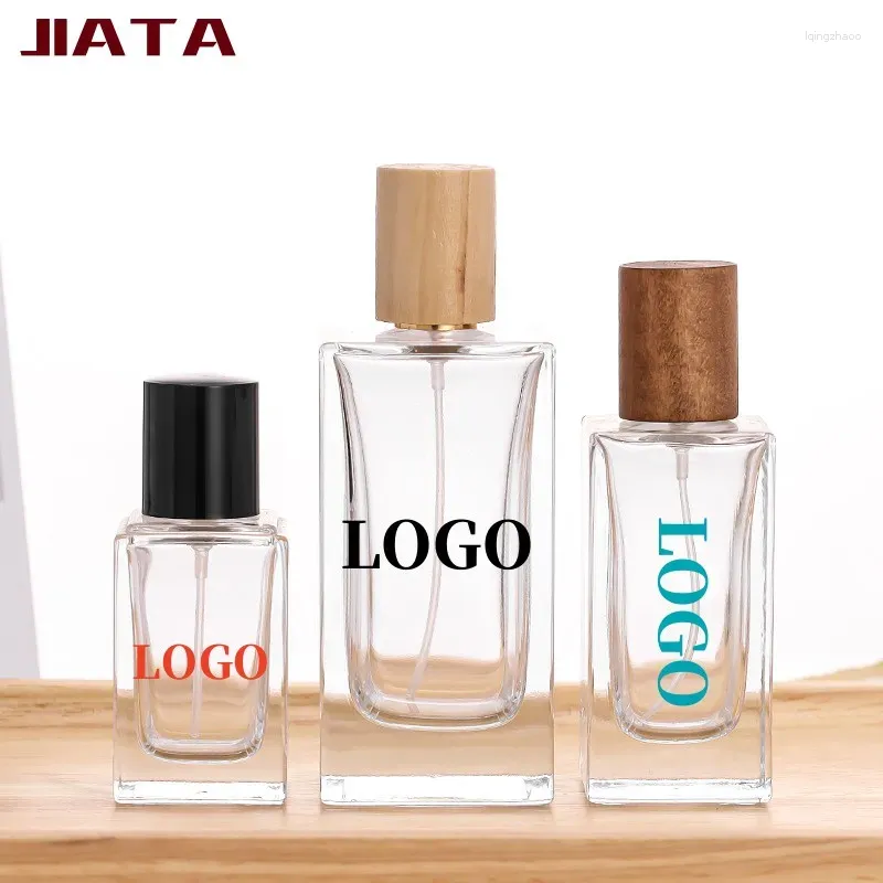 Garrafas de armazenamento 10pcs personalizados logotipo perfume garrafa bomba de spray bomba de cosméticos para preenchimento de eventos de presente atomizador de presente