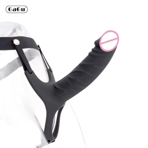 GaGu Sex Toys Hollow Dildo With harness Strapon Penis Anal Plug For Couple Belt Strap on Dildo for man Lesbian Woman Y04089819851
