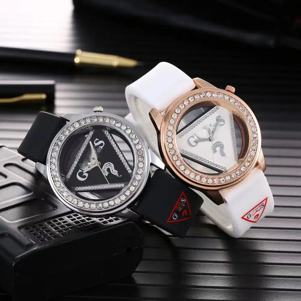 Rose Gold Dial Watch Women's Quartz Watch Casal Internet Celebrity Casual Assista Luxury Designer Watches Luxury Watch