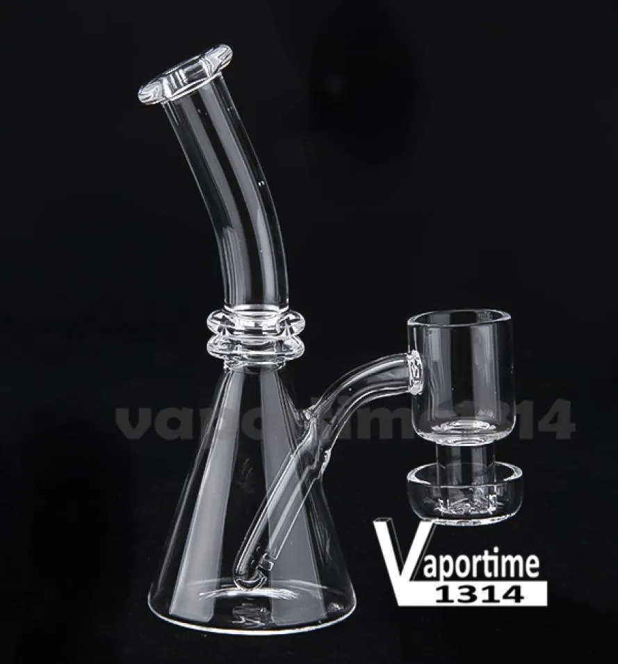 Accessori per fumo terp SlUrper becher quarzo mini bongs da 5 pollici unghie per banget a vuoto per cannone singolo tubo d'acqua in scatola nera tampone ri6859383