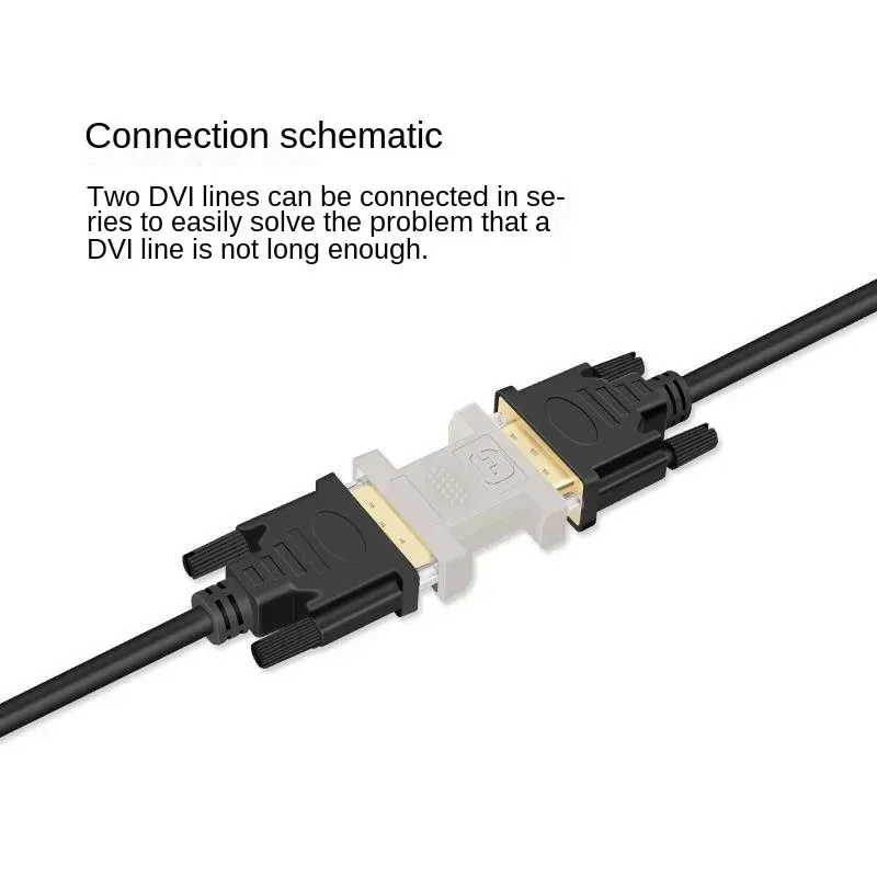 DVI To VGA Adapter VGA Male To DVI 24+5 Pin Female Converter 1080 Gold Plated DVI Convertor ForComputer PC Laptop N178