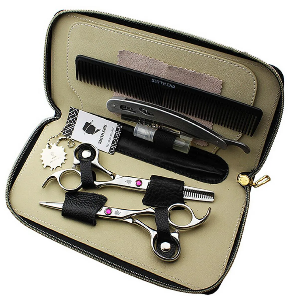 Smith Chu Professional Barber Scissors Hairdressing Hair Coting Tool Combointion Package9731161