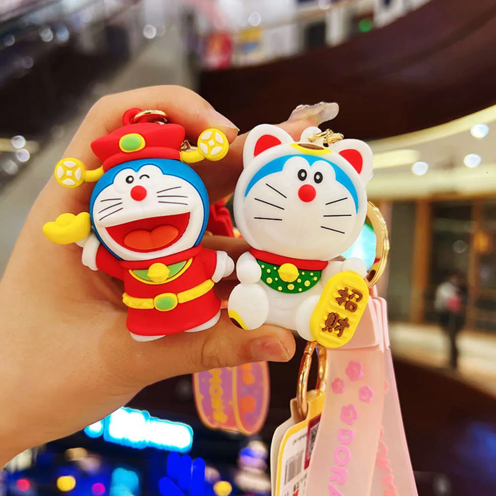 Porte-Clés Doraemon - Pendentif Cartoon - Multicolore - PVC - Neuf Avec Étiquettes