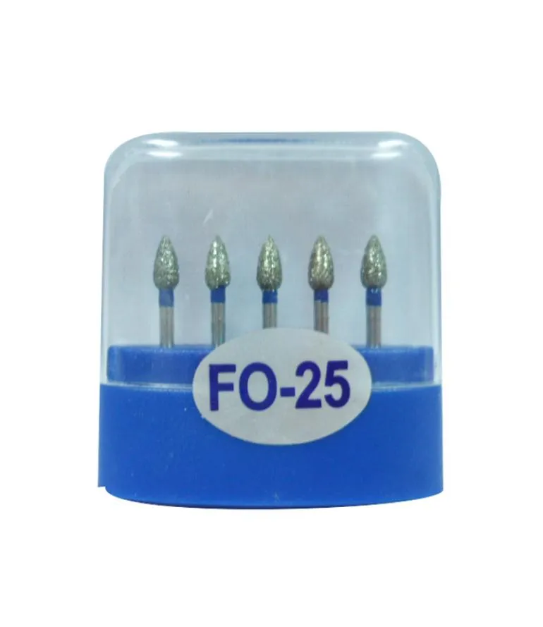 1 Pack5pcs FO25 Dental Diamond Burs Medium FG 16m für zahnärztliche Hochgeschwindigkeitshandstück Viele Modelle erhältlich 8741965