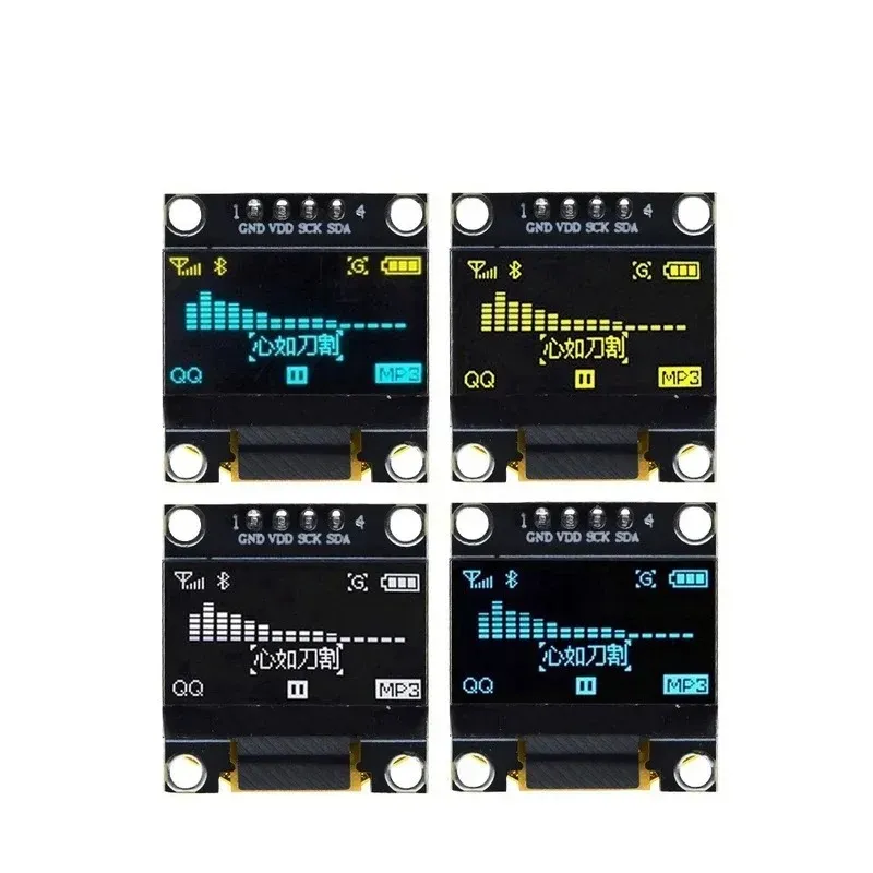 Origineel 0,96 inch OLED IIC Serial White OLED Display Module 128x64 I2C SSD1306 12864 LCD -schermbord voor Arduino