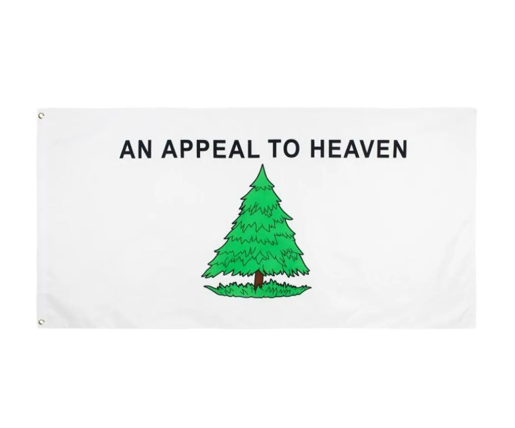 3x5fts Washingtons Cruisers En vädjan till Heaven Liberty Pine Tree Flag 90x150cm Direct Factory2445397