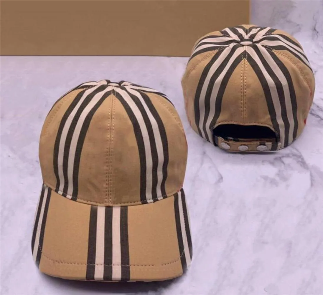 2022 Роскошные дизайнерские дизайнеры Cacquette Caps Fashion вышита B European American Men039s и Women039s Baseball Cap Sun Hat High 7378606