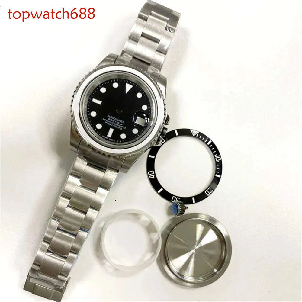 Mingzhu 2813 40mm 316 Steel Case Replacement Dial Strap for Miyota 8215 821a Automatic Watch Movement(with ) H0915