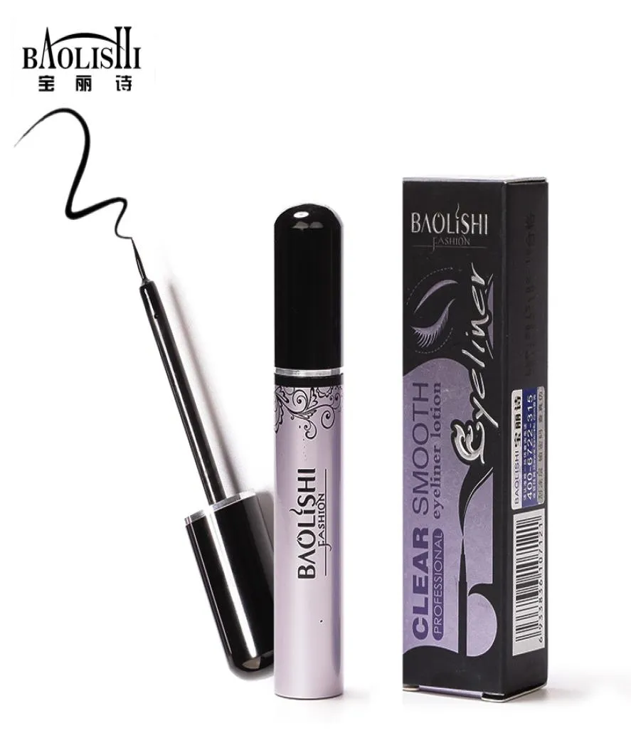 Baolishi entier 2pcs Natural Longlast Black Liquid Eyeliner Crayon Makeup Makeup Beauté Cosmetics Eyeliner PEN DIGNEUR EYE PEN8623765